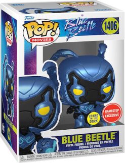 Φιγούρα Funko POP! Blue Beetle - Blue Beetle (GITD) #1406 (Exclusive)