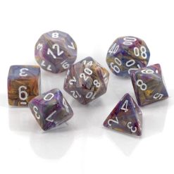 Σετ Ζάρια Festive Carousel/White Mini Polyhedral 7-Die Set
