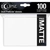 Eclipse Arctic White Matte Deck Protector 100ct