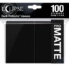 Eclipse Jet Black Matte Deck Protector 100ct